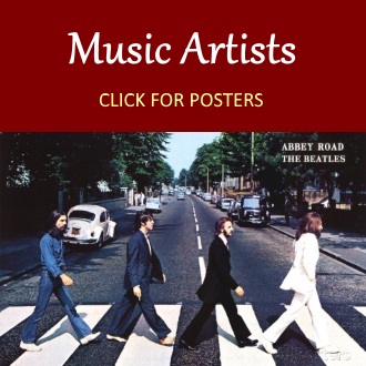 musical artist posters